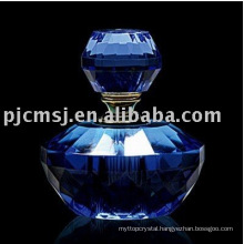 #NPB-04,blue glass perfume bottle,